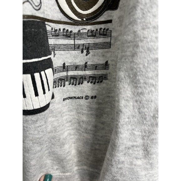 New Orleans Jazz Vtg Sweatshirt 1980's Mardi Gras Vacation Sz Medium USA - Picture 3 of 11